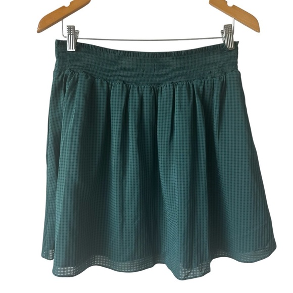 A New Day Fit & Flare Green Small Check Skirt - Picture 9 of 13